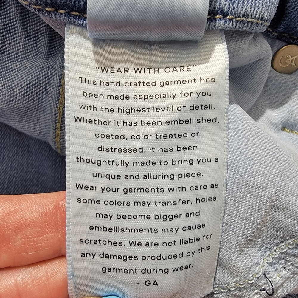 Good American Light Blue High-Rise Skinny Jeans - Picture 9 of 13